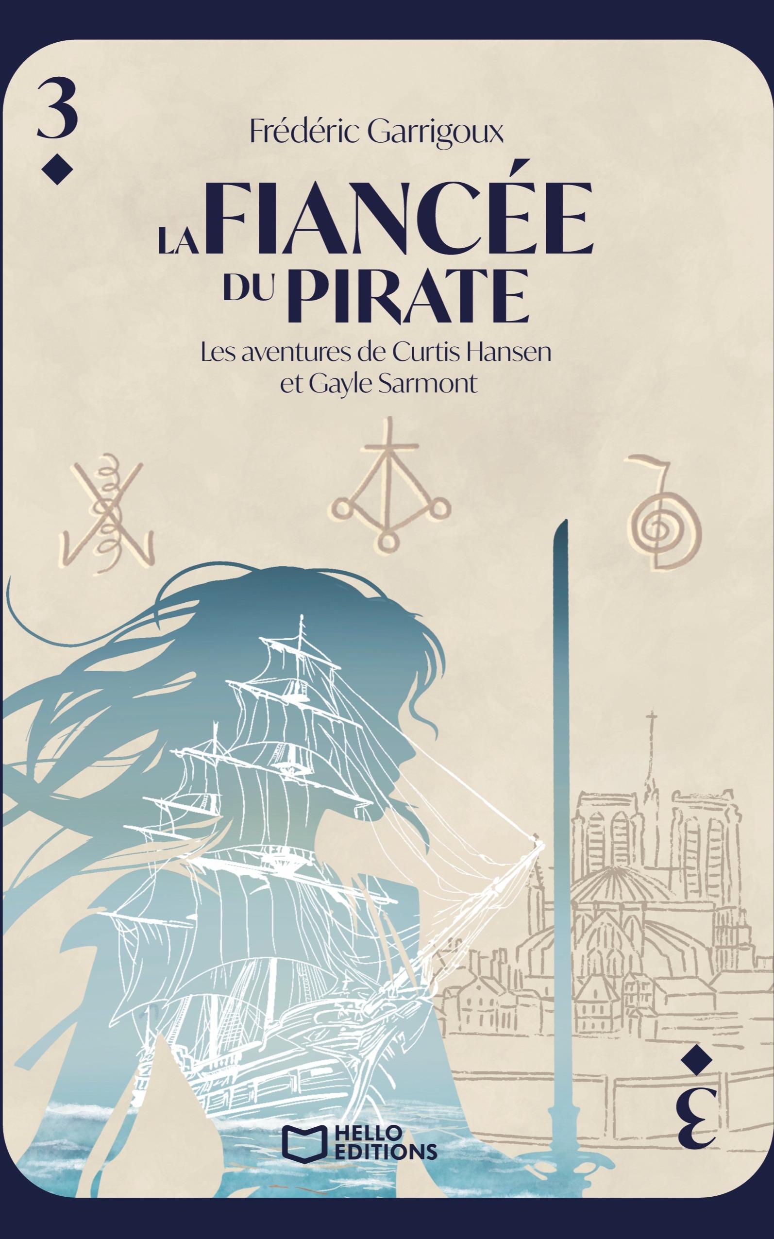 1ère de couverture de Les aventures de Curtis Hansen et Gayle Sarmont – Tome III : La Fiancée du Pirate