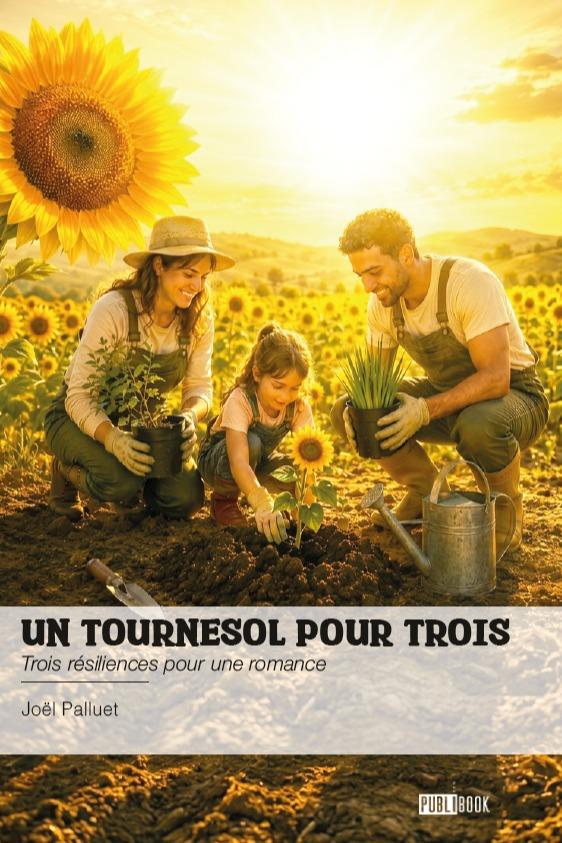 1ère de couverture de UN TOURNESOL POUR TROIS