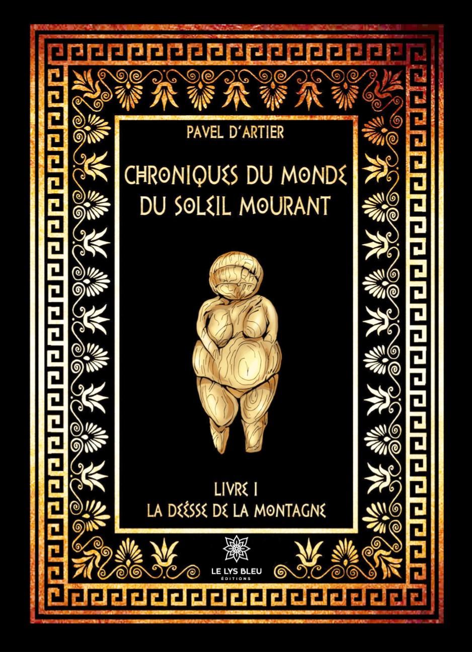1ère de couverture de Chroniques Du Monde Du Soleil Mourant livre 1 La Déesse De La Montagne