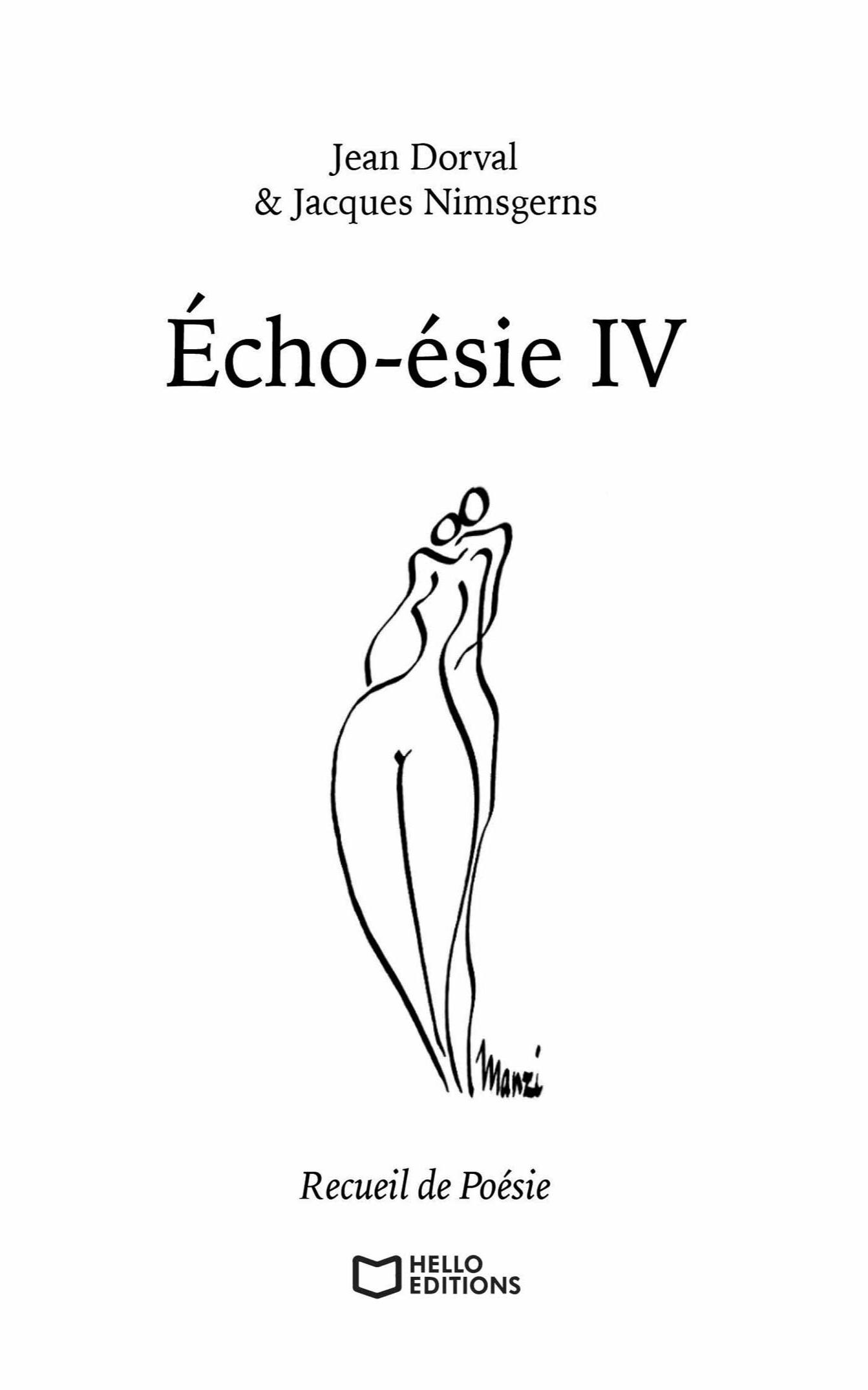 1ère de couverture de Écho-ésie IV