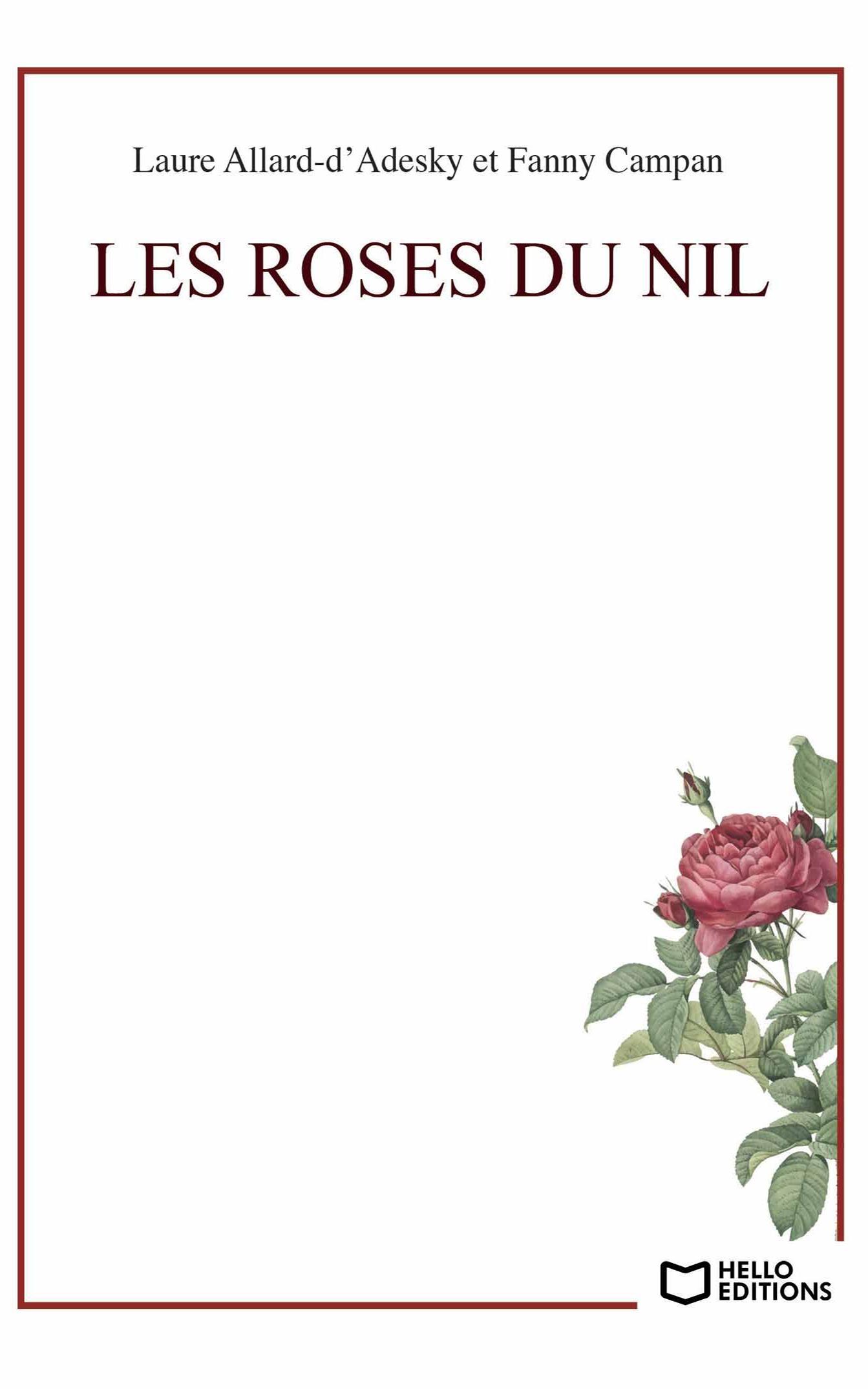 1ère de couverture de Les roses du Nil