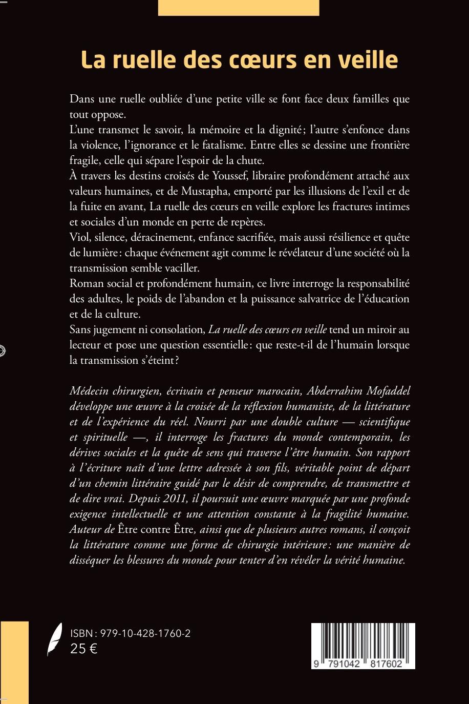 1ère de couverture de la ruelle des coeurs en veille