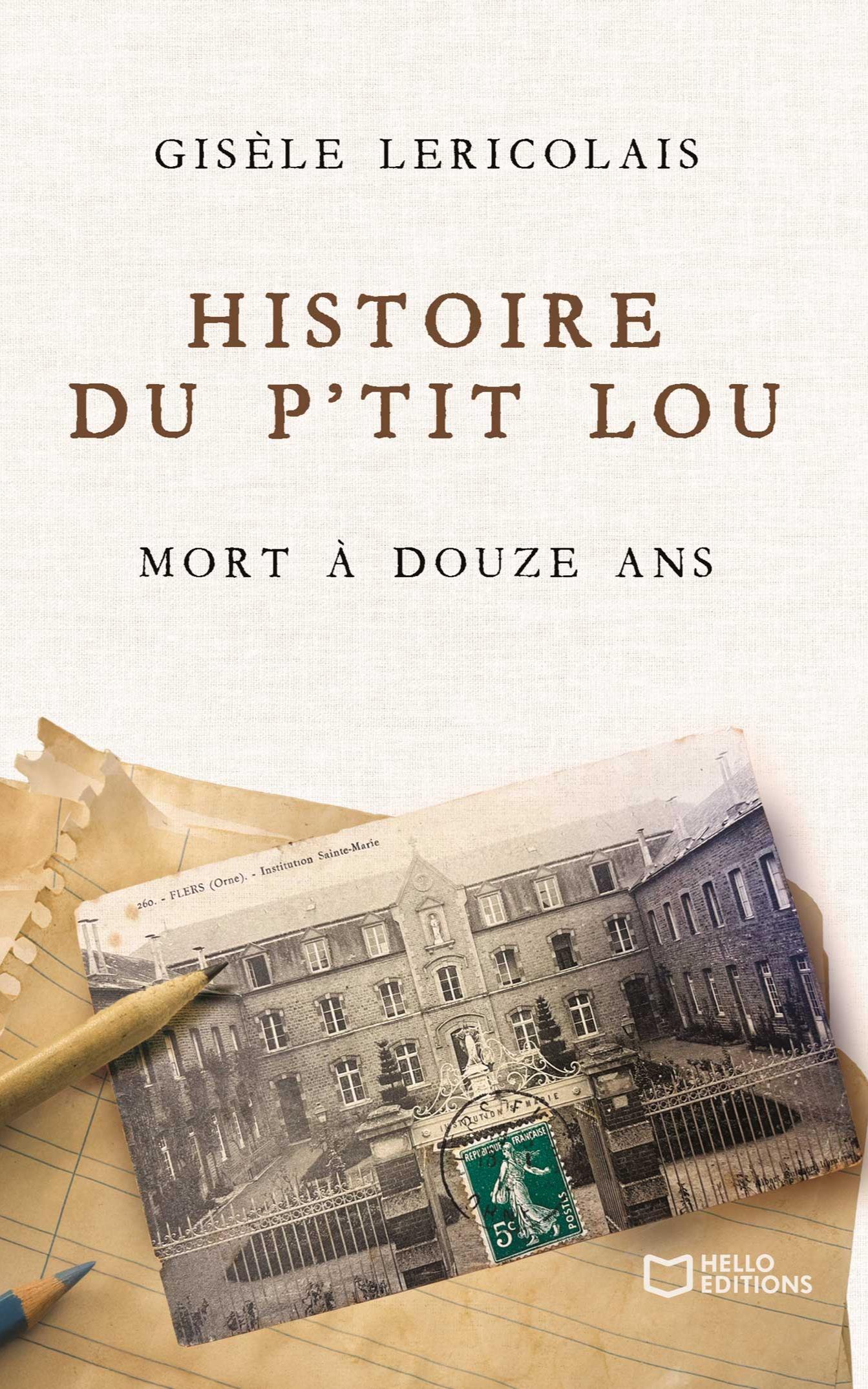 1ère de couverture de Histoire du p’tit Lou mort à douze ans