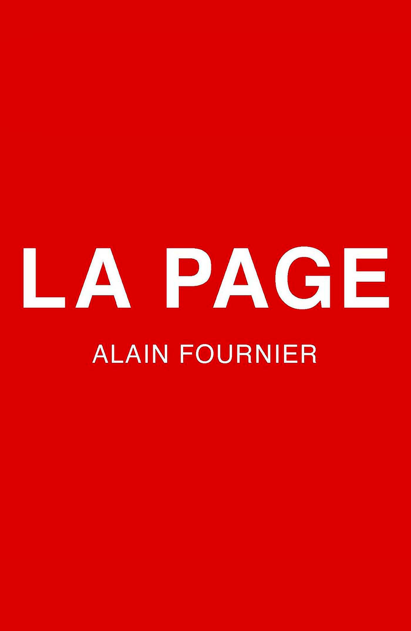 1ère de couverture de La Page