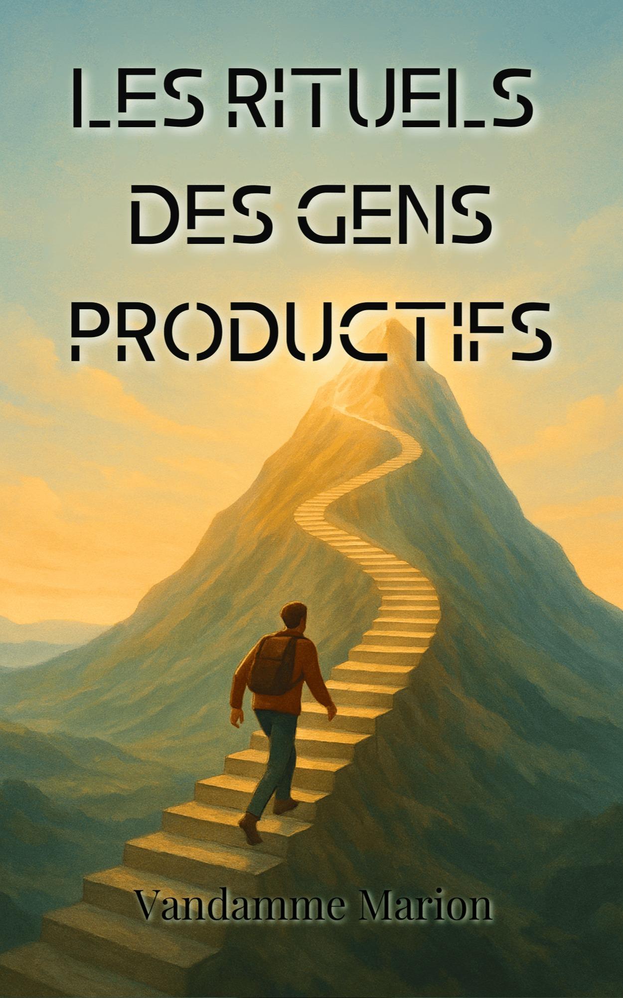 1ère de couverture de Les Rituels des Gens Productives - Comment transformer votre quotidien avec des habitudes simples et puissantes