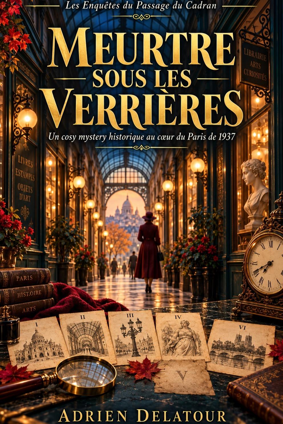 1ère de couverture de Meurtre sous les verrières