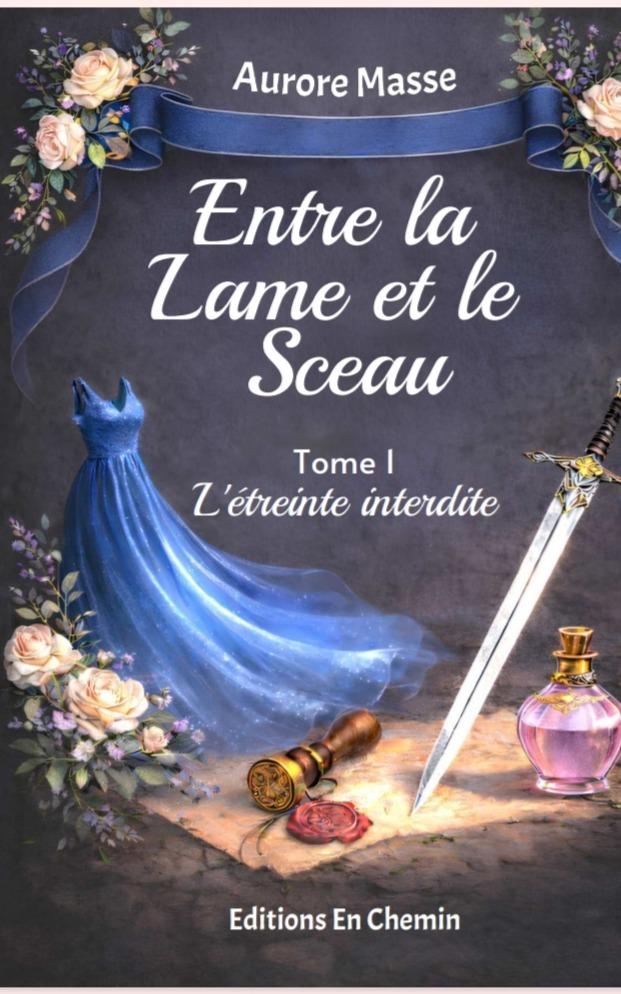 1ère de couverture de Entre la Lame et le Sceau l'étreinte interdite 