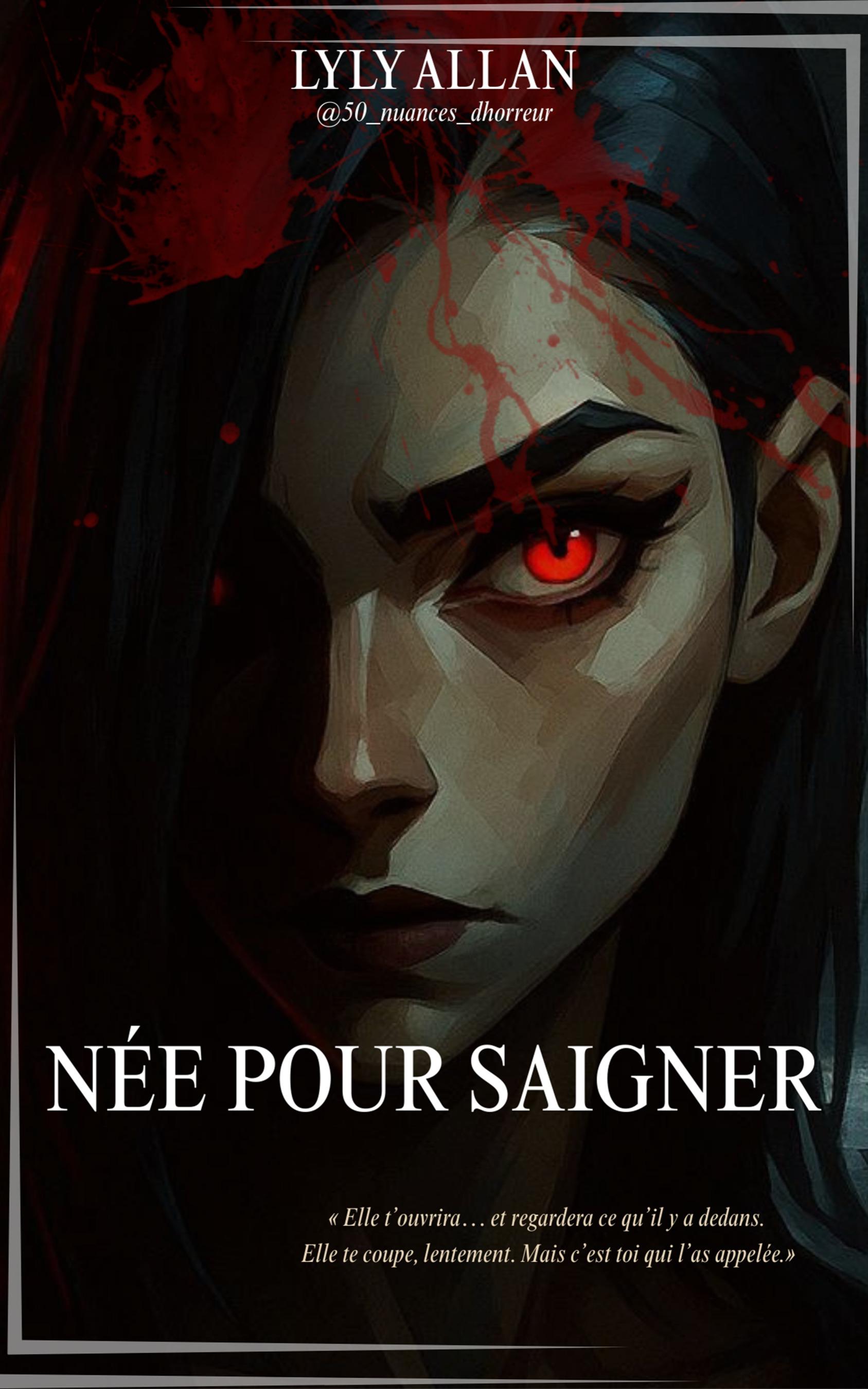 1ère de couverture de Née pour saigner