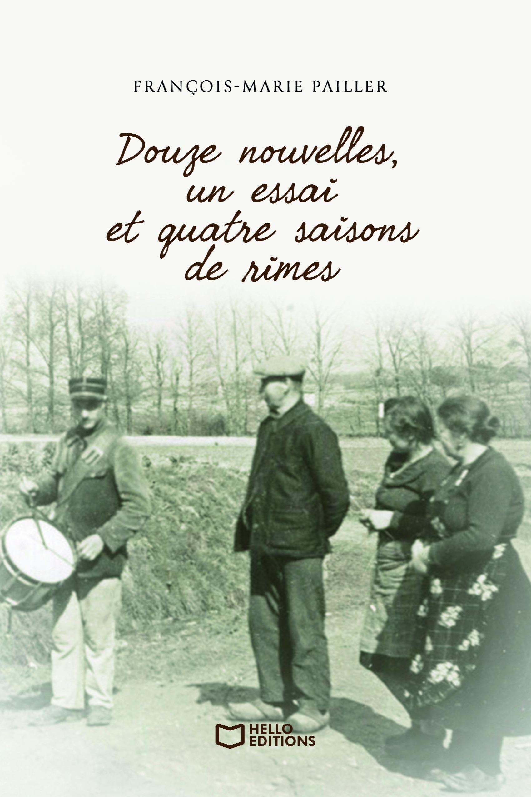 1ère de couverture de Douze nouvelles, un essai et quatre saisons de rimes