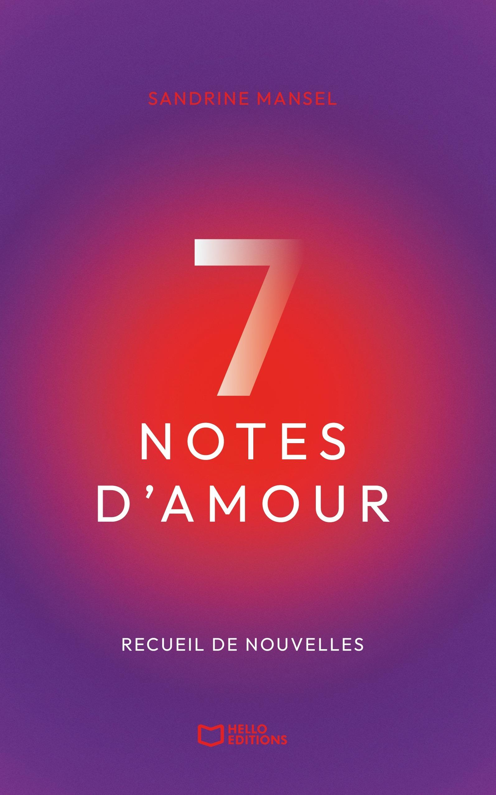 1ère de couverture de Sept Notes d’Amour