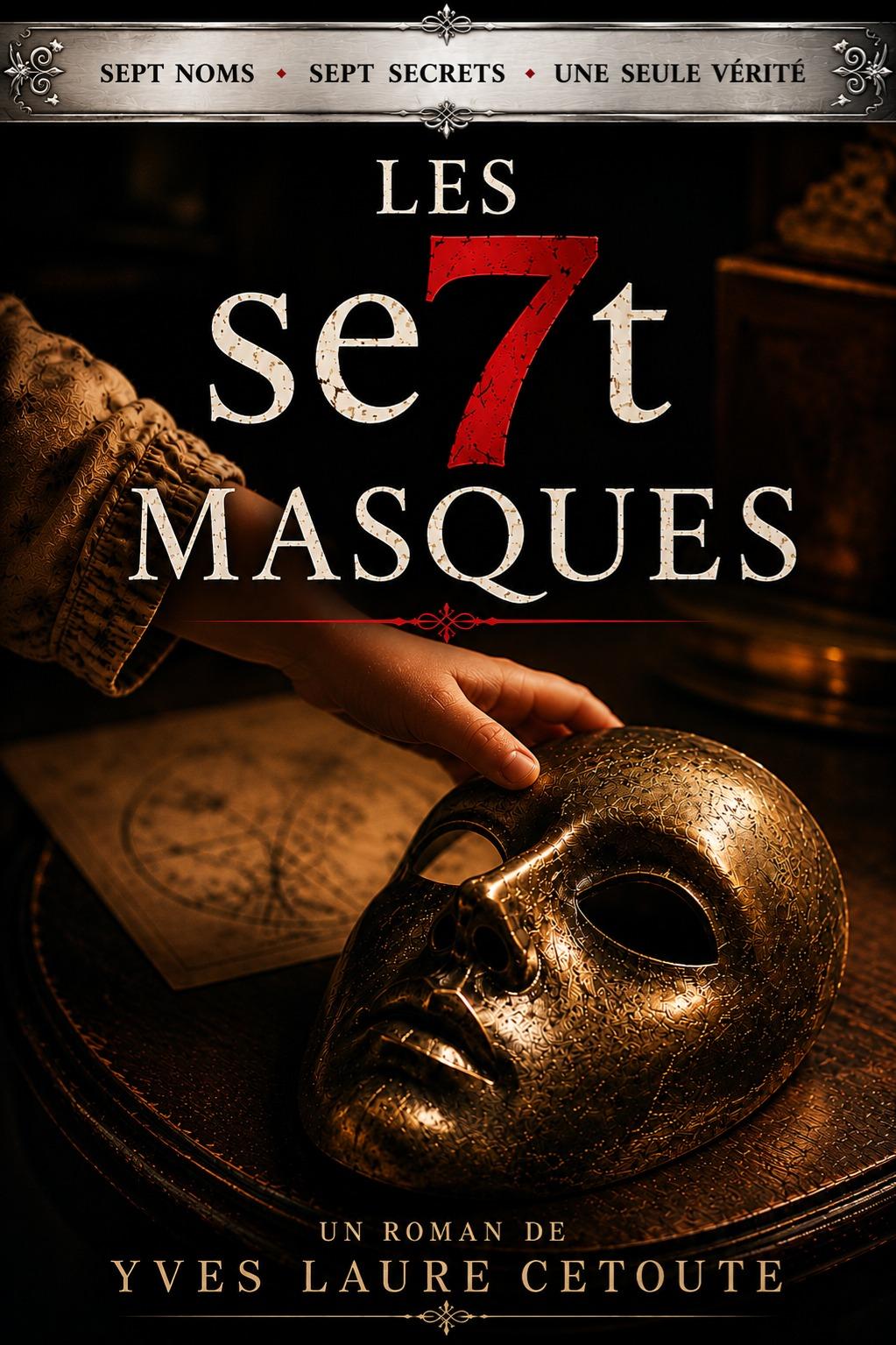 1ère de couverture de Les se7t masques 