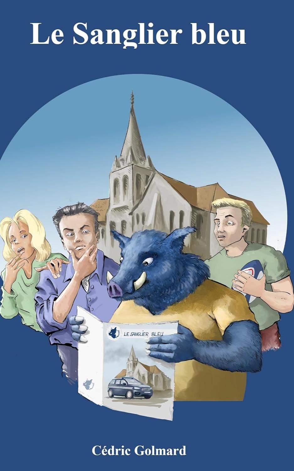 1ère de couverture de Le Sanglier bleu