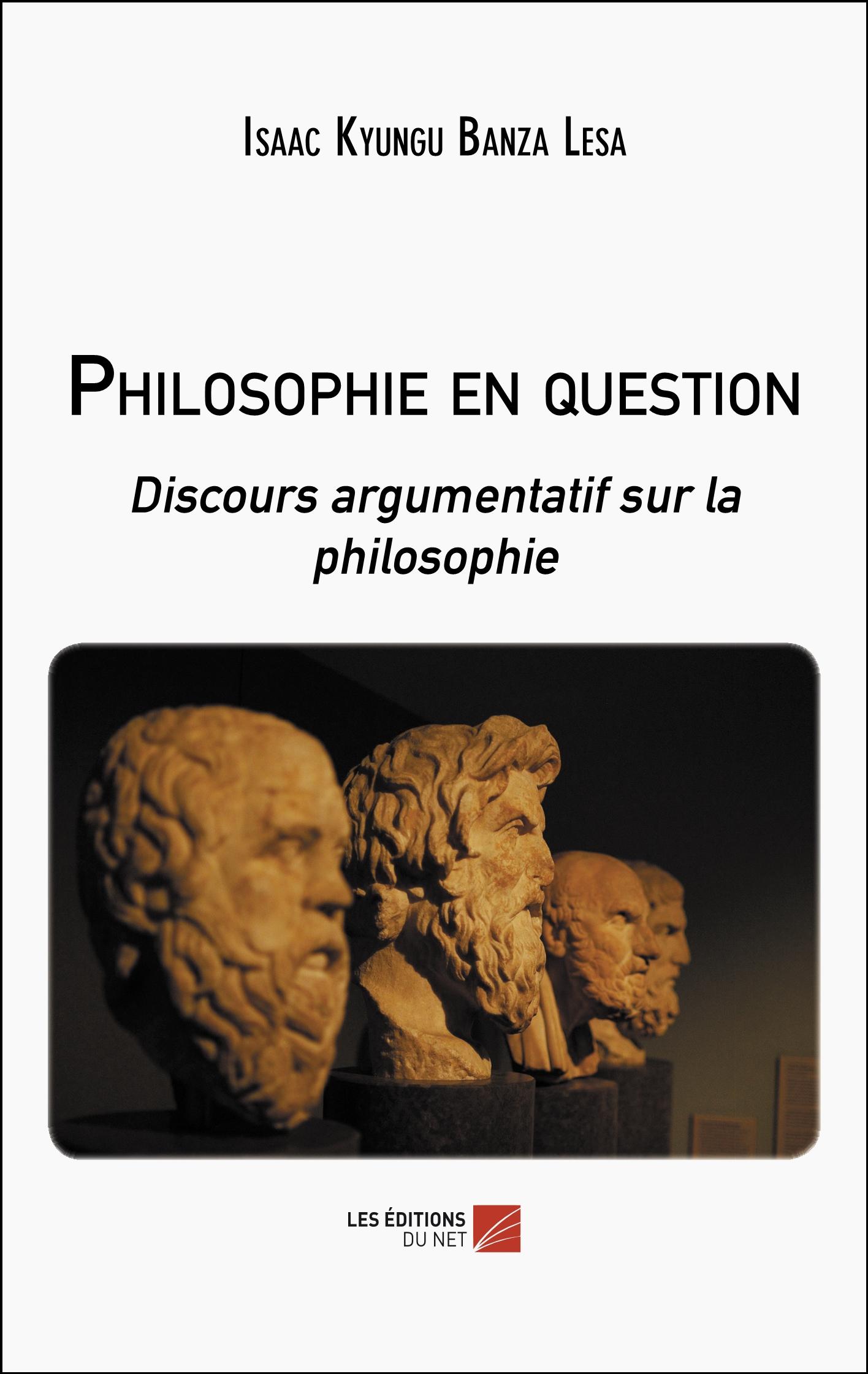 1ère de couverture de Philosophie en question Discours argumentatif sur la philosophie