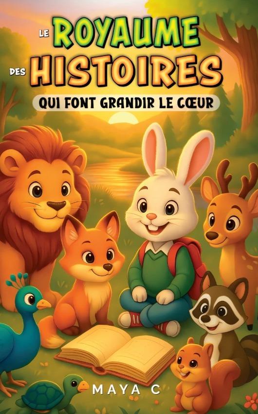 1ère de couverture de Le royaume des histoires qui font grandir le cœur: 35 contes tendres et amusants pour semer les plus belles valeurs dans le cœur des petits