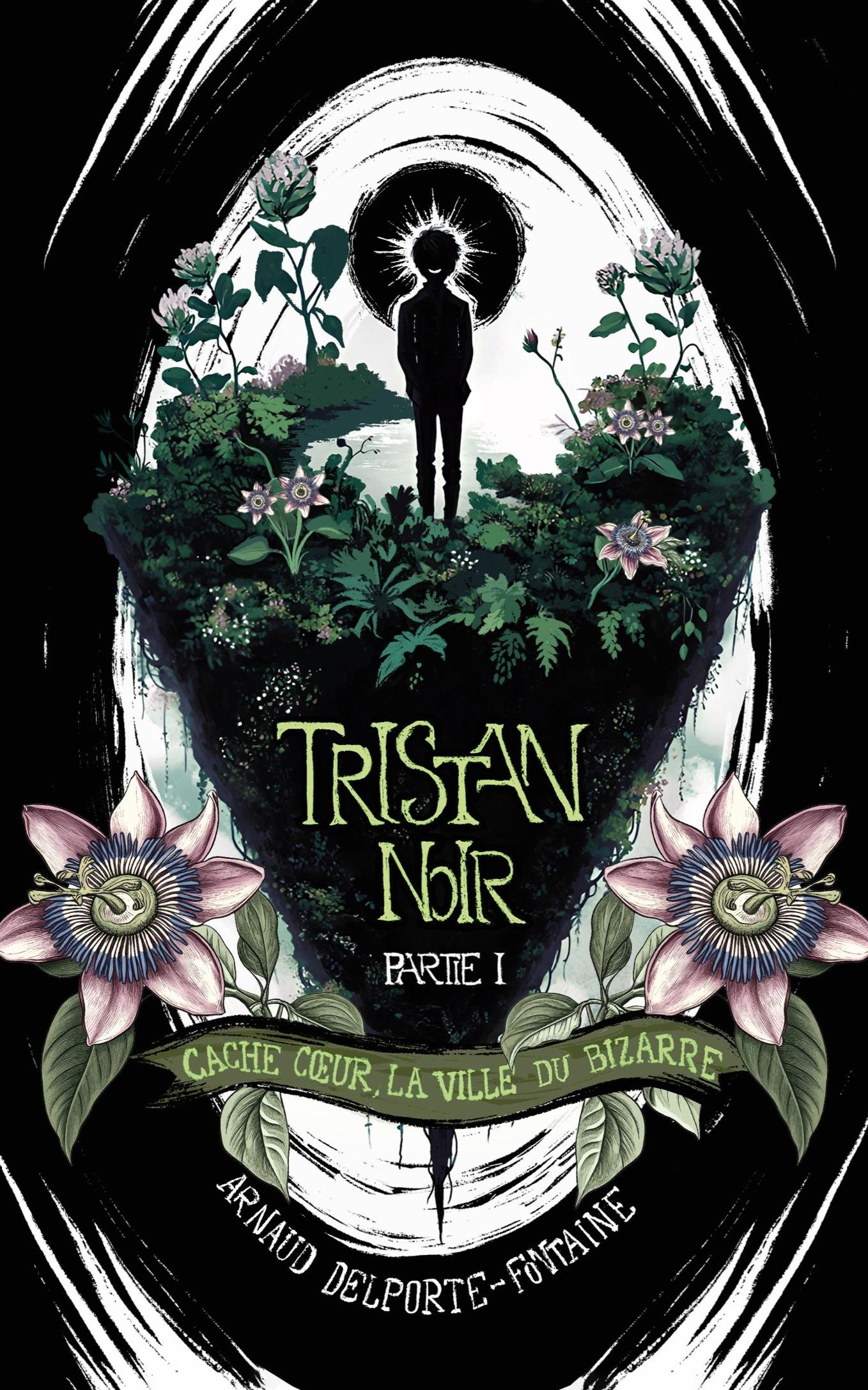1ère de couverture de Tristan Noir, Cache-Coeur, la ville du bizarre, livre 1
