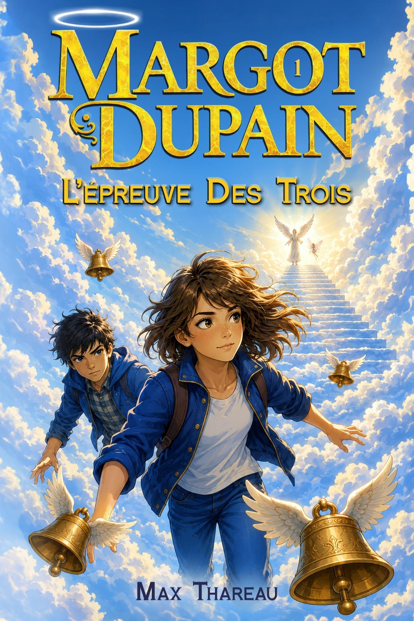 1ère de couverture de Margot Dupain et l’Épreuve des Trois