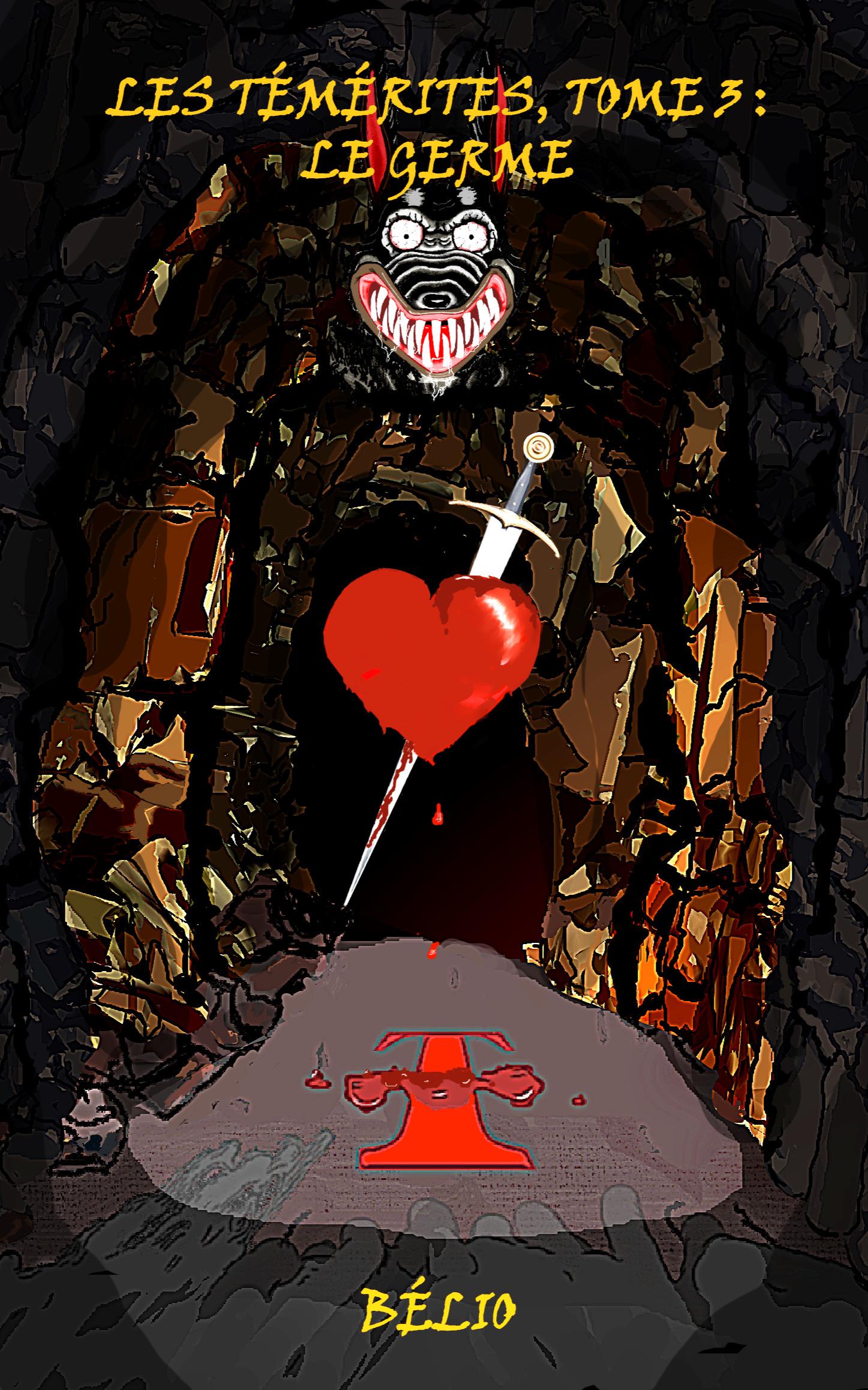 1ère de couverture de Les Témérites, tome 3 : Le germe