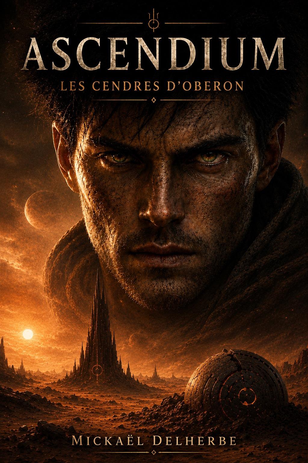 1ère de couverture de ASCENDIUM: Cycle I Les cendres d'Oberon