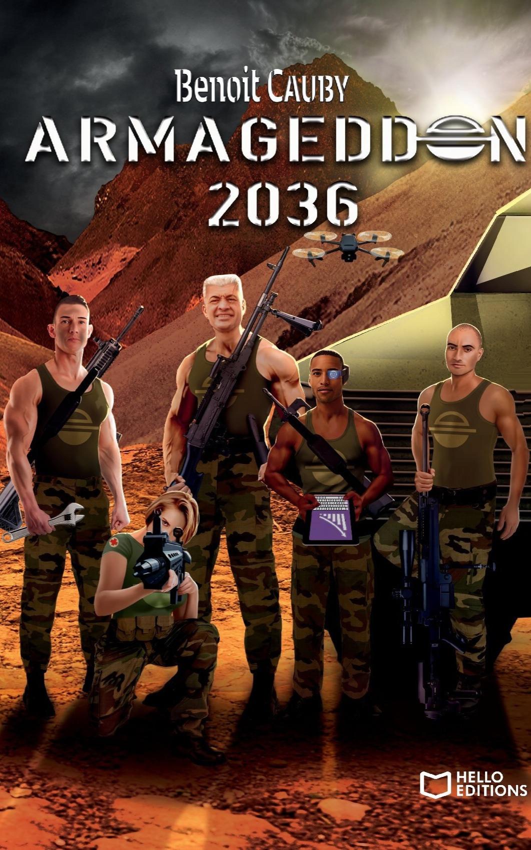 1ère de couverture de Armageddon 2036